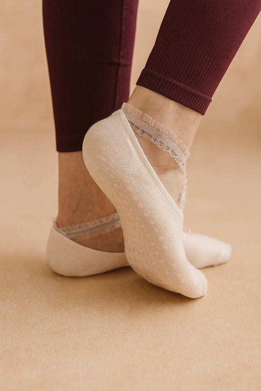 Ballet Blush Pilates Ankle Socks